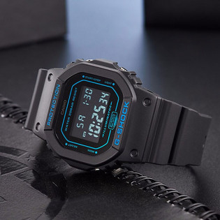 Casio Small Square Men's Watch G-SHOCK Series DW-5600BBM-1PR